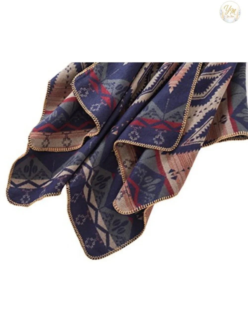 Pashmina Wrap Poncho Cape Ruana Cardigan Knit Throw Blanket